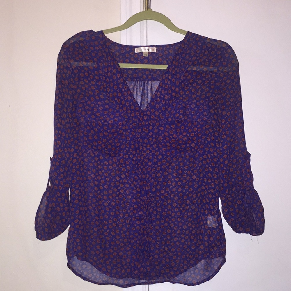 Navy Blouse